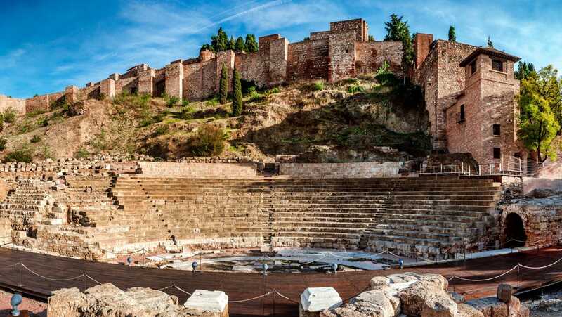 ruinas del teatro romano de malaga