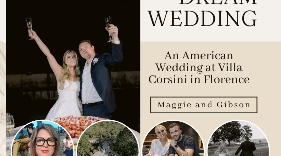 An American Wedding at Villa Corsini in Florence