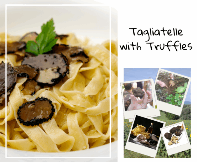 Tagliatelle with truffles