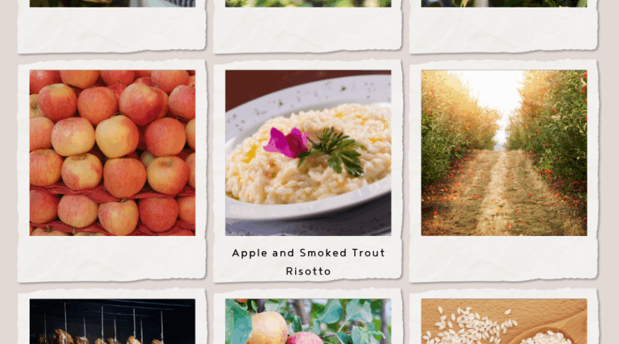 Apple Time: Apple Risotto with Smoked Trout