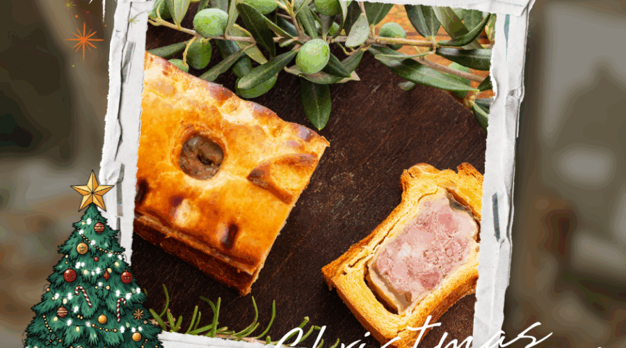 Christmas Pâté en Croûte – A Hungarian, Tuscan and French Story at One Table A few days before Christmas, friends and family start asking the inevitable question: what will be on the festive menu this year? And I confidently list what I’ve been planning since November – a menu that is a little Hungarian, a little Tuscan, exactly the way I love it. Then Jean Pierre walks in… carrying a pâté mould. From that moment, everything accelerates. The carefully planned Christmas menu collapses – in the very best way. 🎄 Have you ever visited a butcher just a few days before Christmas? It’s an unmissable experience. Half chaos, half inspiration – and one of the best places to learn recipes without opening a book. You simply listen to conversations, or pay attention to how the butcher talks about certain cuts of meat. Stories, techniques and traditions unfold naturally. Every year, our Christmas menu is built around three pillars: • one Hungarian dish, • one Tuscan dish, • and one international dish. From Hungary, fisherman’s soup and poppy seed bread pudding always make it to the table. From Tuscany, crostini and the traditional Siena-style powdered sugar Christmas biscuits – recipes you’ll find in the winter edition of Tuscan Olive Garden, featuring a classic Tuscan Christmas menu. Last year, we prepared Beef Wellington. This year, however, now that we own a pâté mould, it was time to turn to pâté recipes.